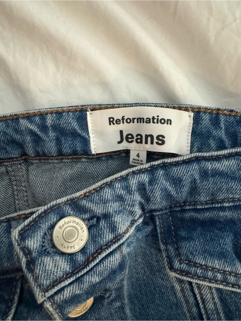 Reformation Denim Corset Top - Picture 4 of 4